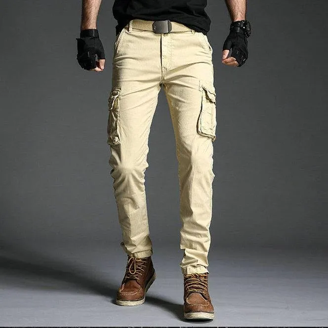 Men's Side Pocket Casual Cargo Pants