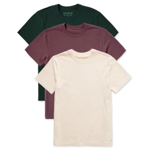 Mens Solid 3-Pack Crusher Tee  Multi 5