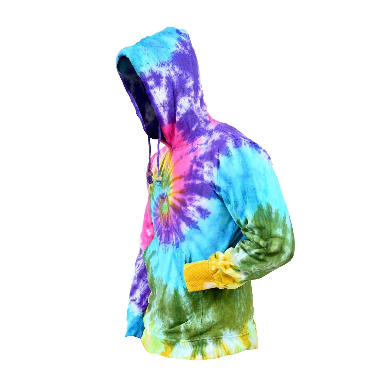 Men's Tie Dye Colourful Hoodie