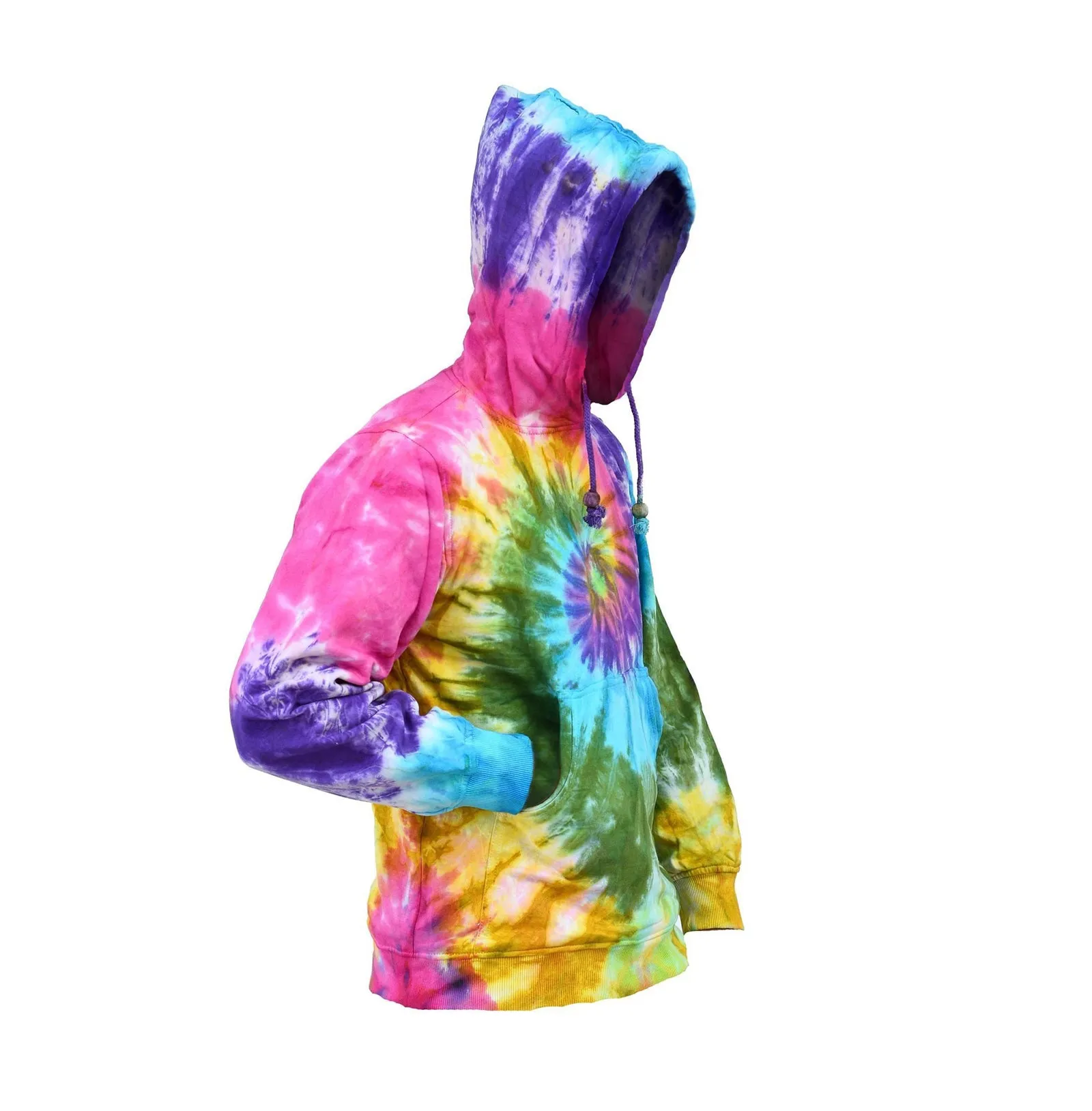 Men's Tie Dye Colourful Hoodie