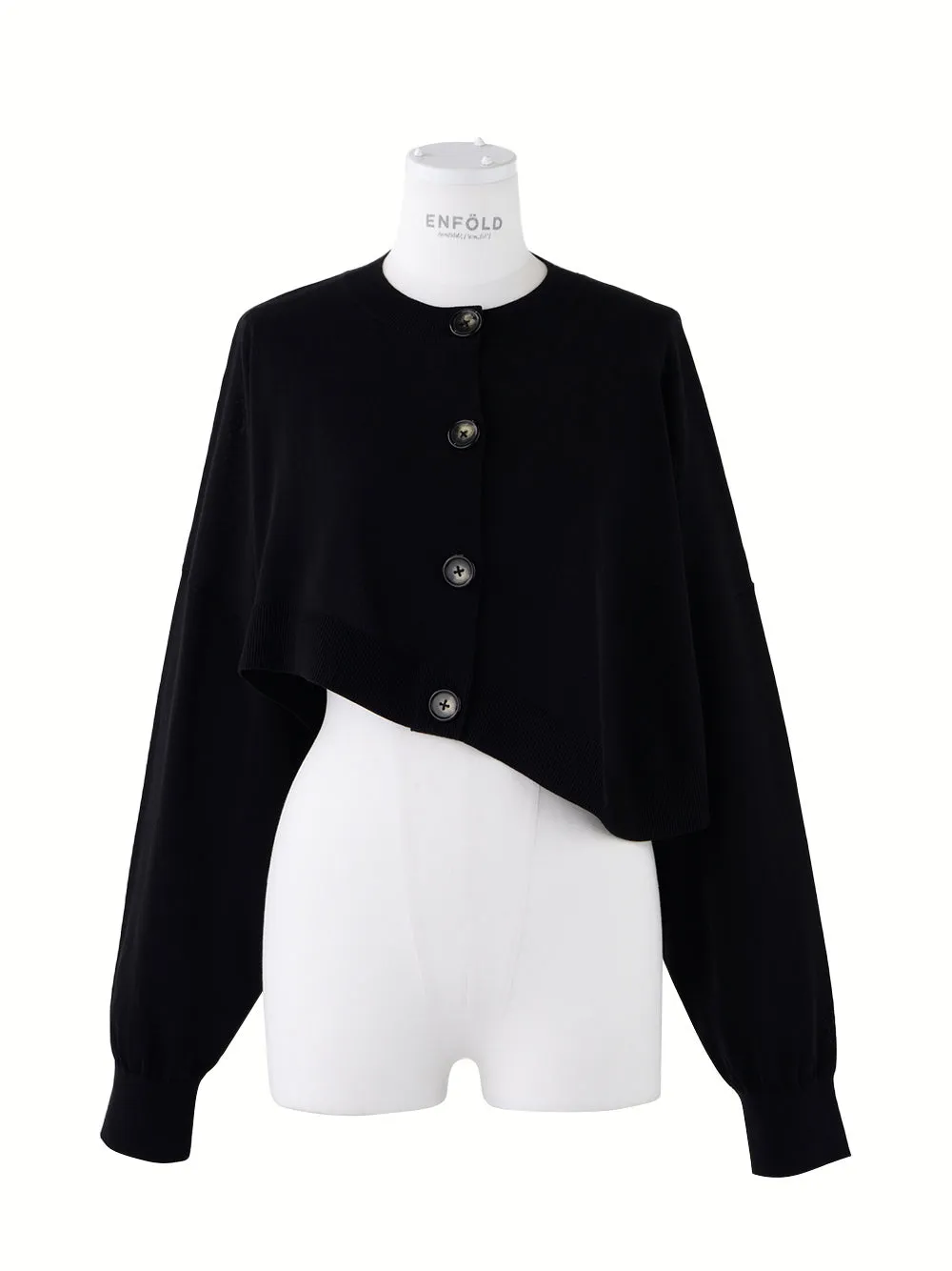 Micro Mini Cardigan (Black)