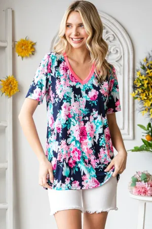 Mind Your Manners Floral Top