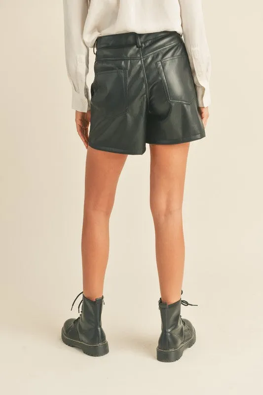 My Go To Leather Shorts