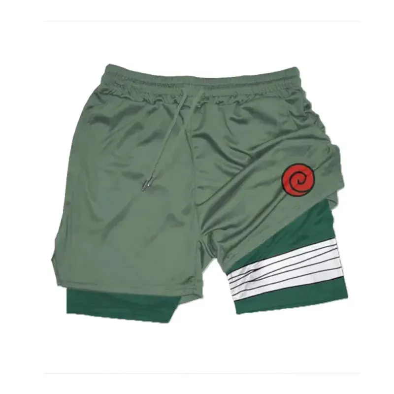 Ninja Clan Green Gym Shorts