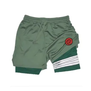 Ninja Clan Green Gym Shorts