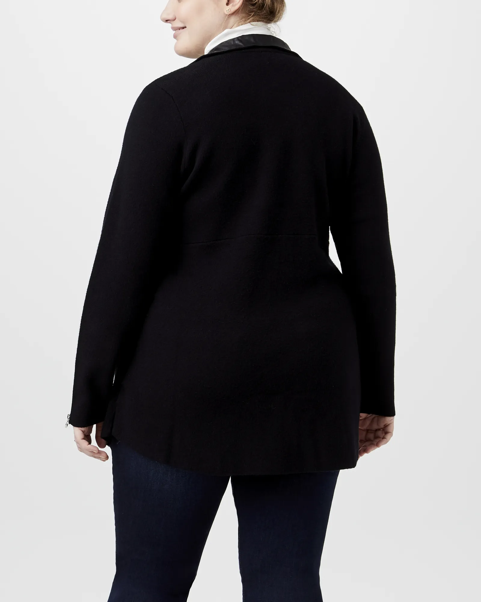 Odette Sweater Jacket | Black