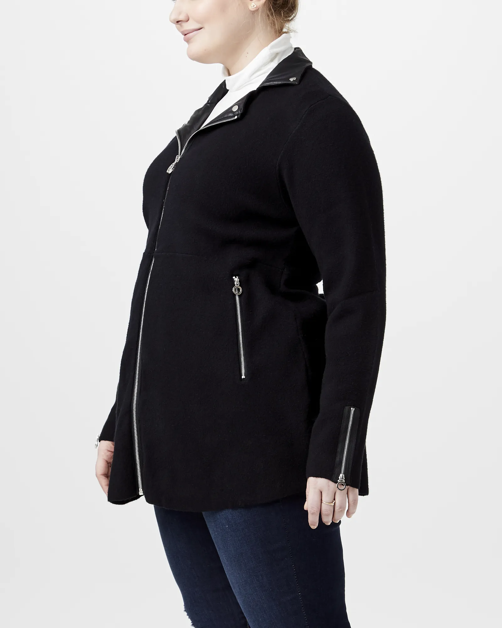 Odette Sweater Jacket | Black