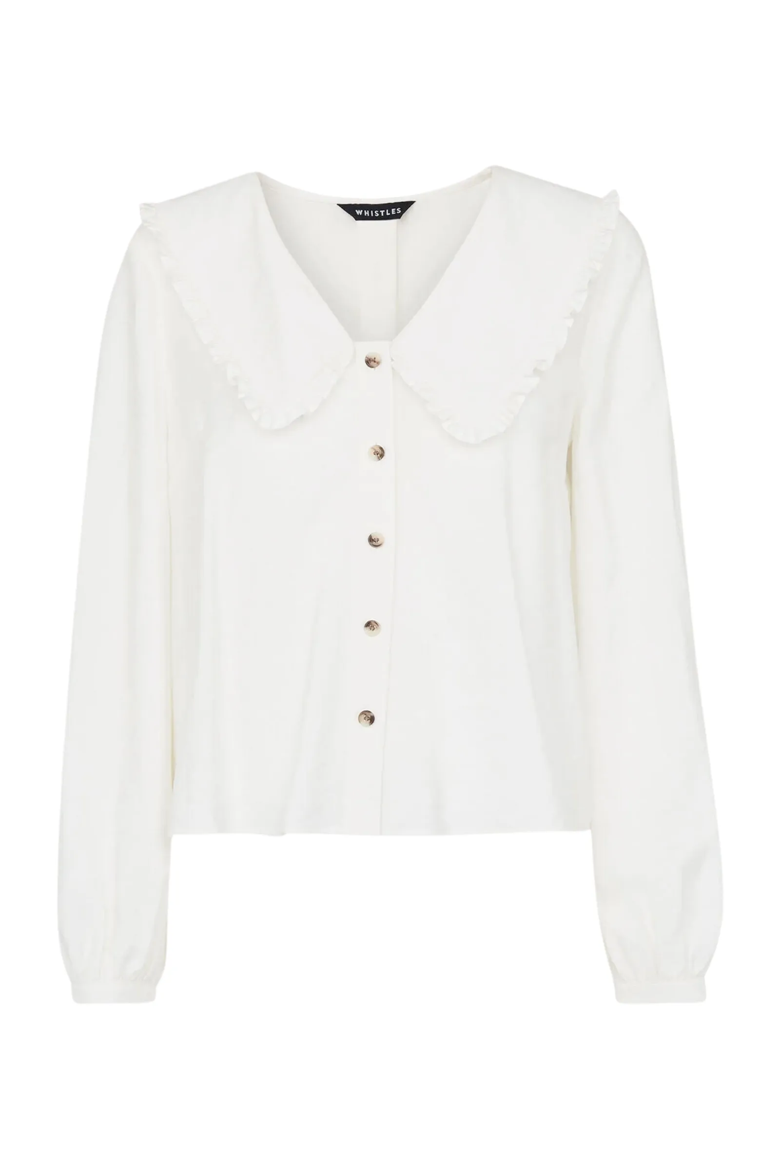Oversized Collar Detail Top