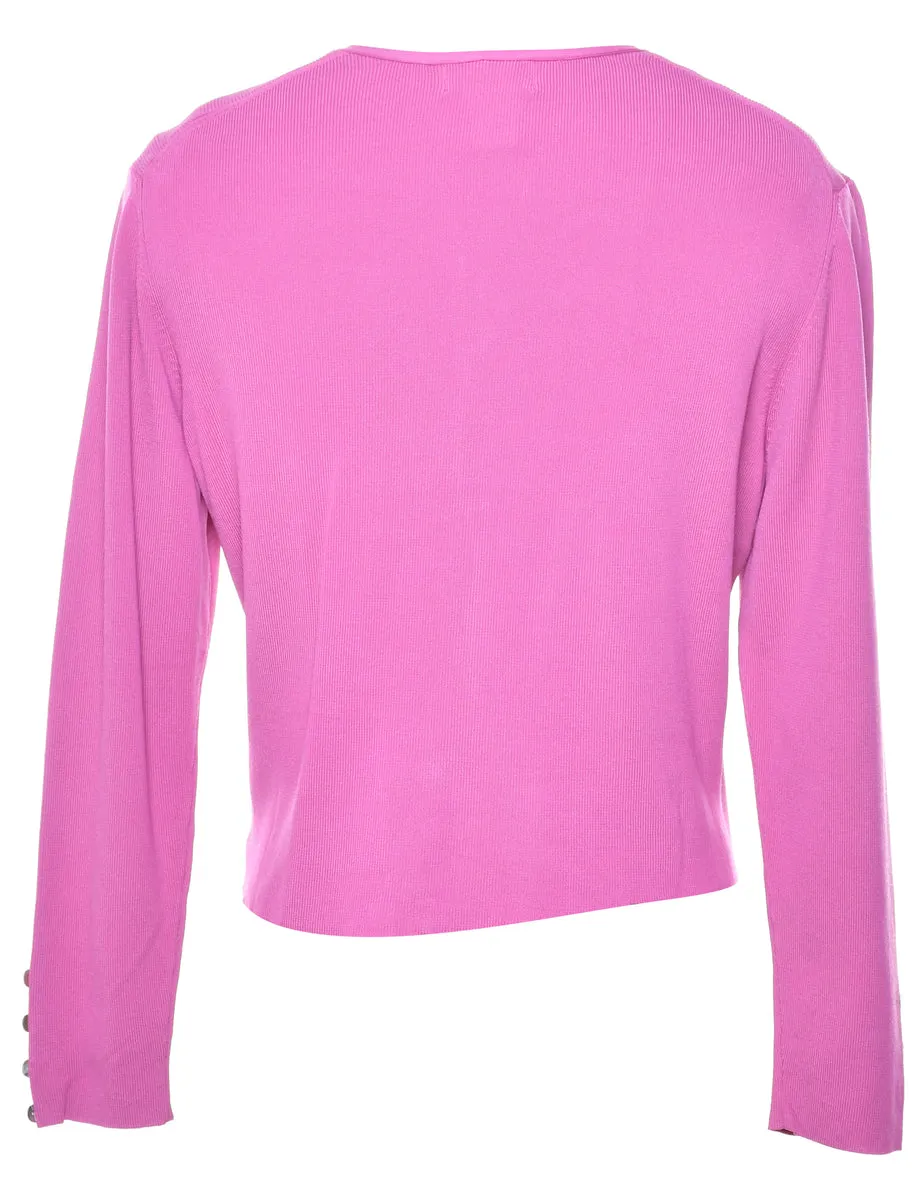 Pink Cardigan - L