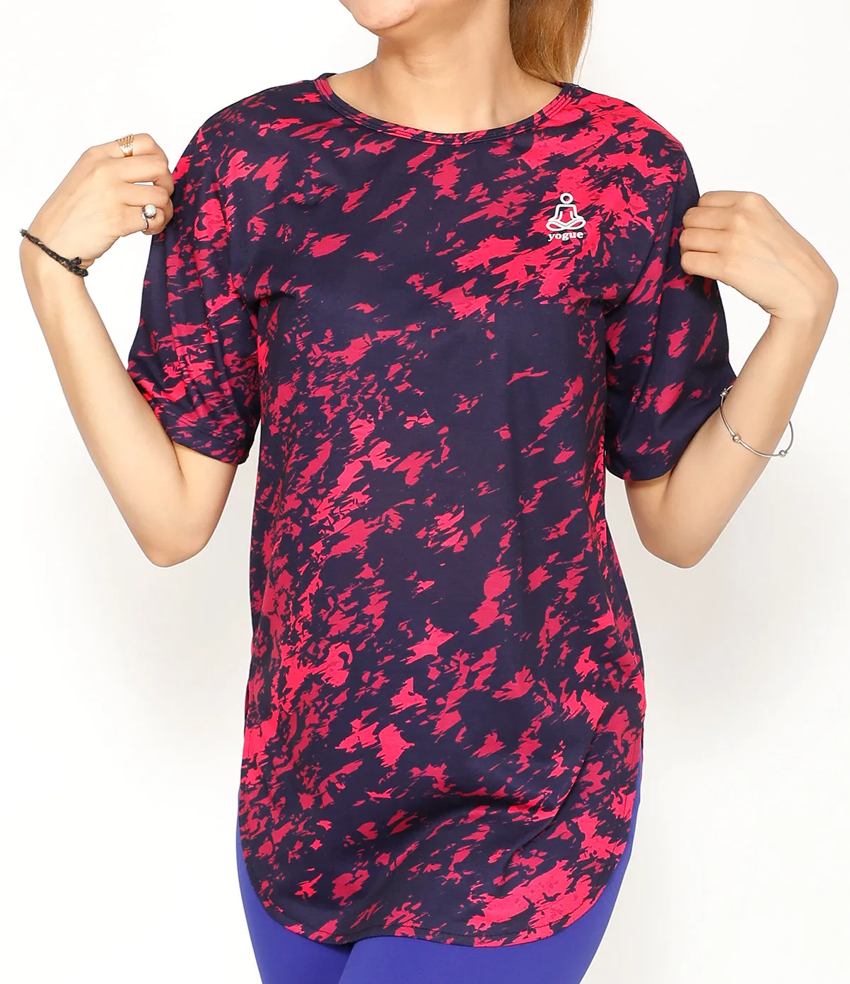 Pink Spectre Cotton Longline T-shirt