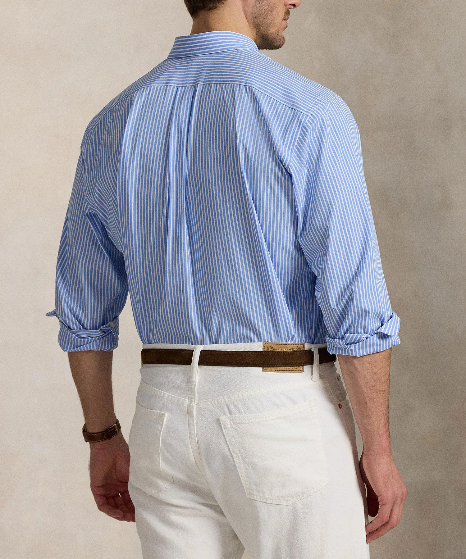 Polo Ralph Lauren Long Sleeve Button Down Collar Poplin Sport Shirt