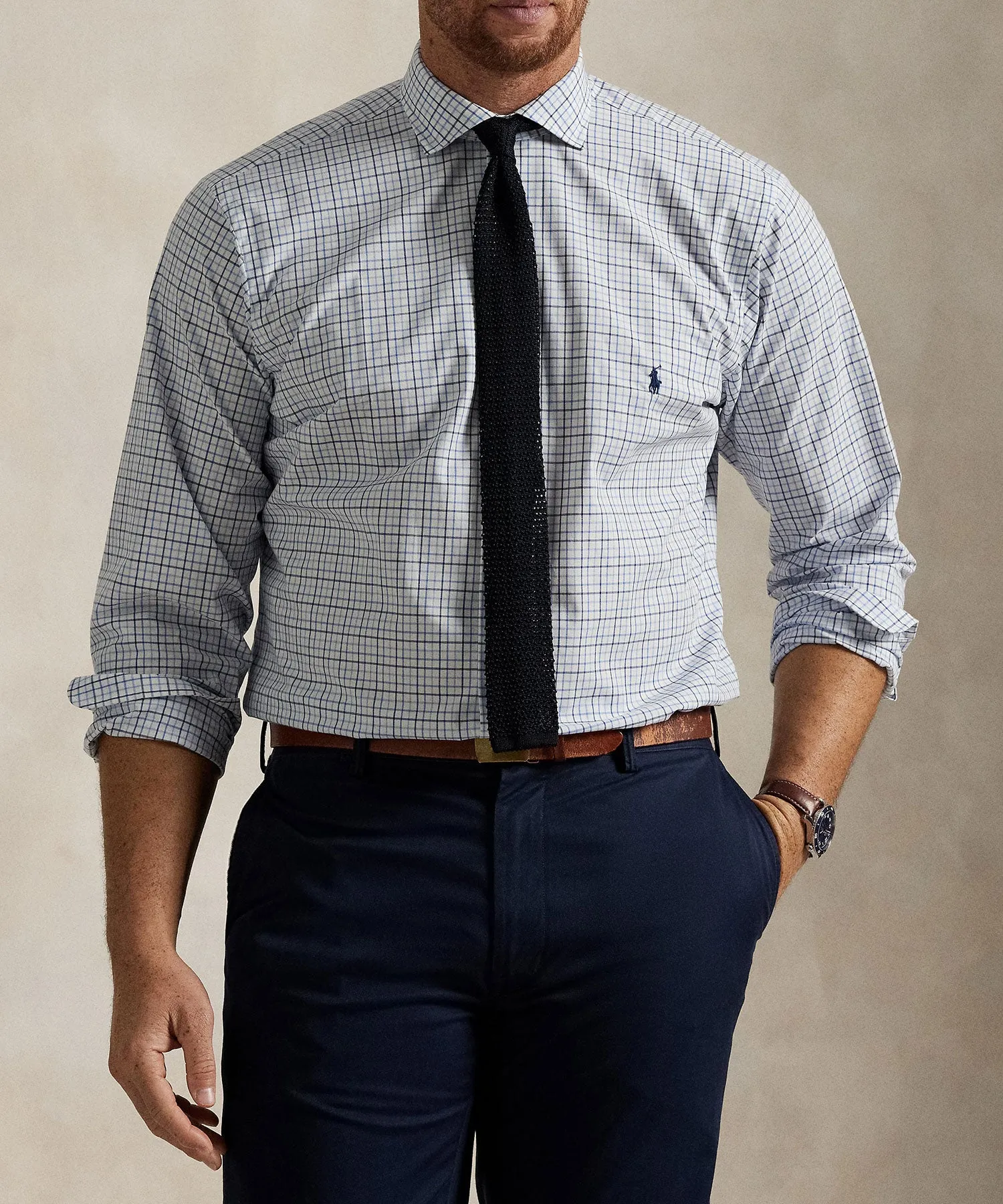 Polo Ralph Lauren Long Sleeve Button Down Collar Poplin Sport Shirt