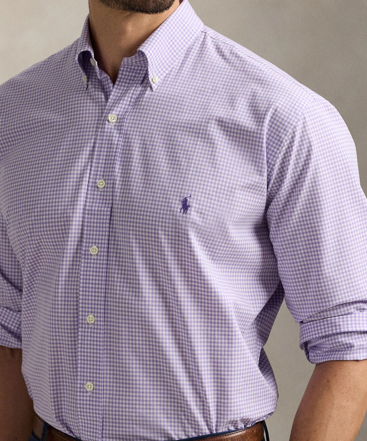 Polo Ralph Lauren Long Sleeve Button Down Collar Poplin Sport Shirt