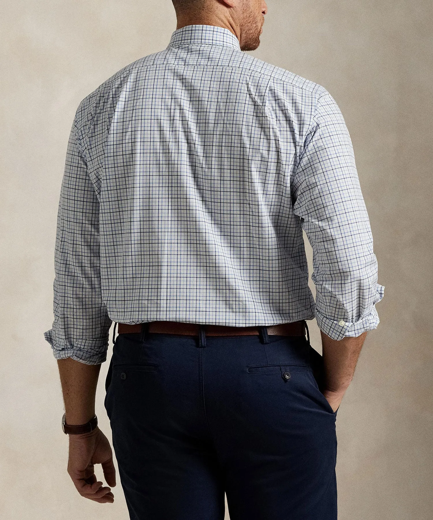 Polo Ralph Lauren Long Sleeve Button Down Collar Poplin Sport Shirt