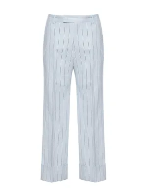 QL2 Maura Cropped Classic Straight Leg Pants