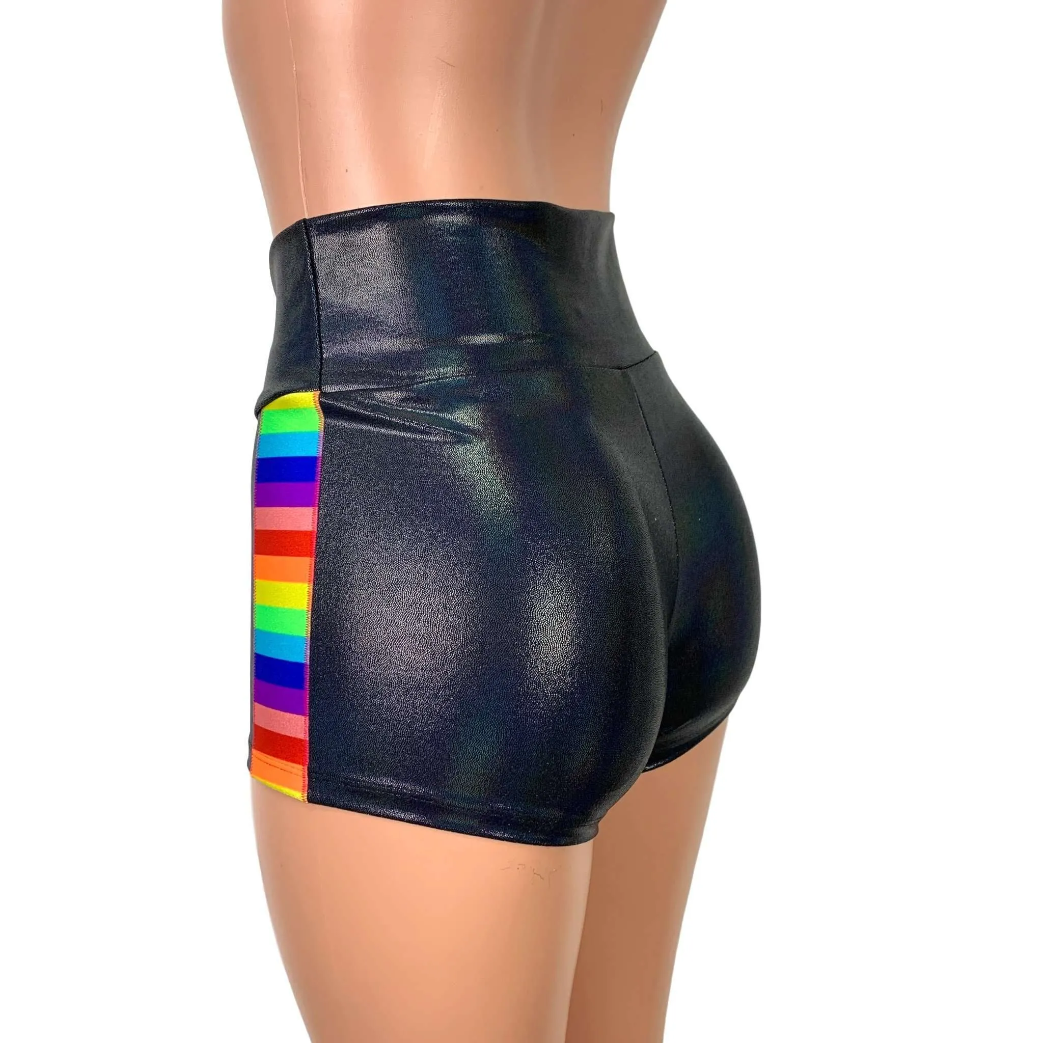 Rainbow Pride Booty Shorts