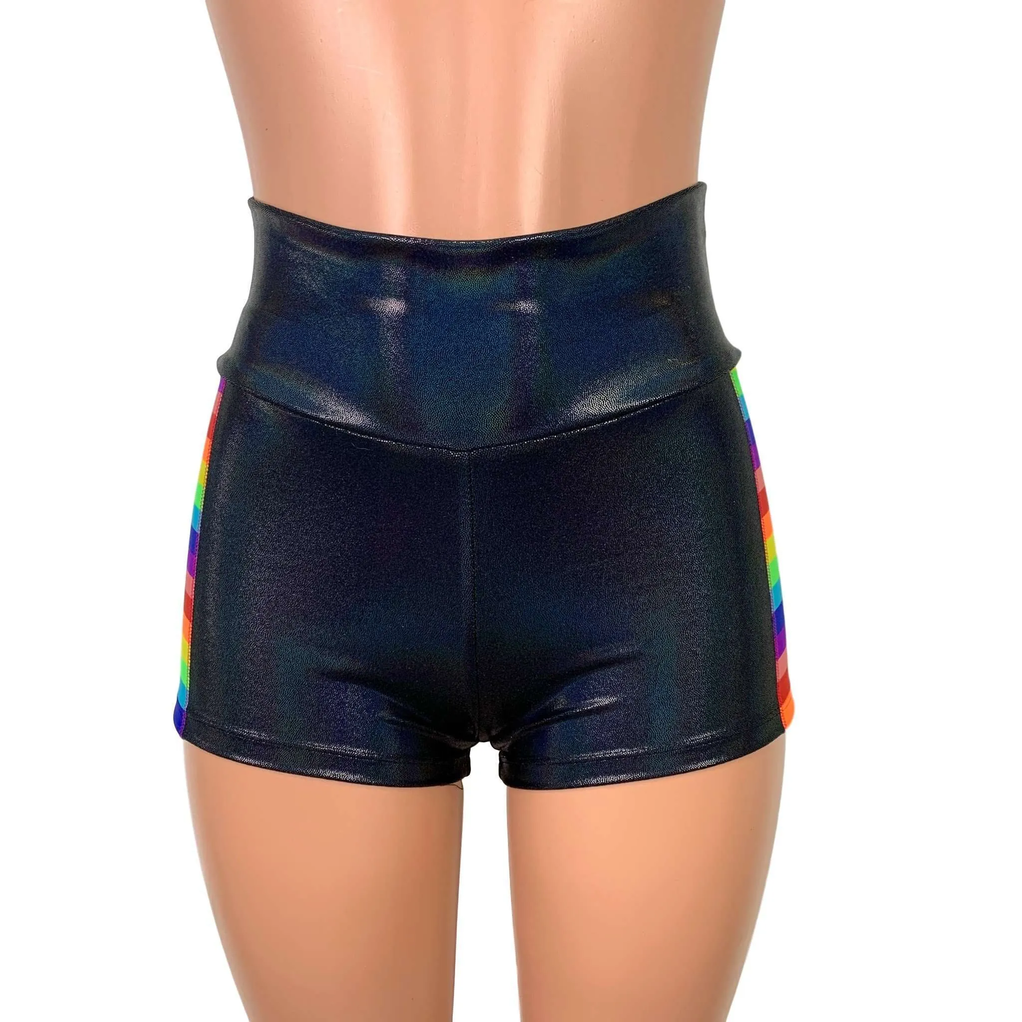 Rainbow Pride Booty Shorts
