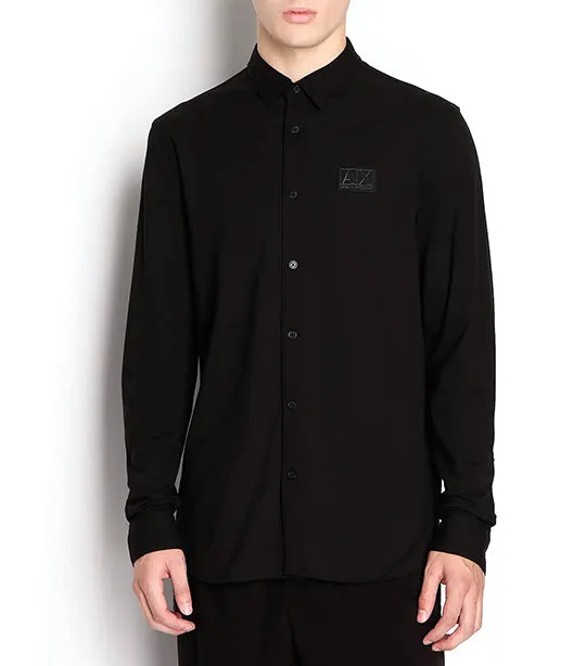 Regular Fit Organic Stretch Cotton Piqué Shirt