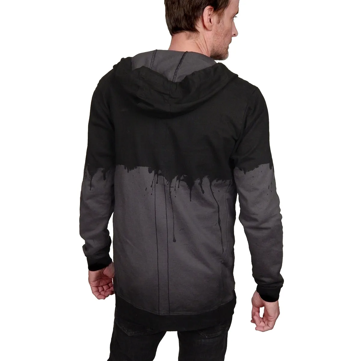 RELIGION - "DREAD" Hoodie in Gray and Black