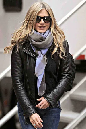 Remarkable Jennifer Aniston Leather Jacket by TJS