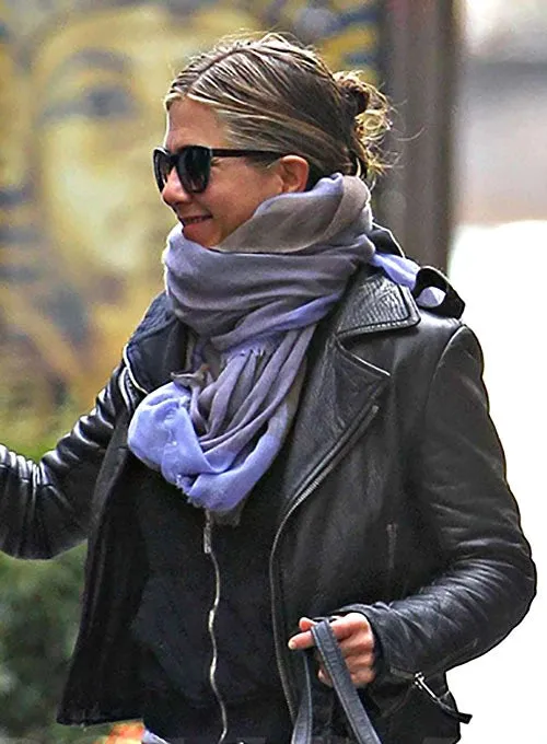 Remarkable Jennifer Aniston Leather Jacket by TJS
