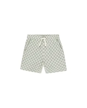 Sage Check Bermuda Shorts
