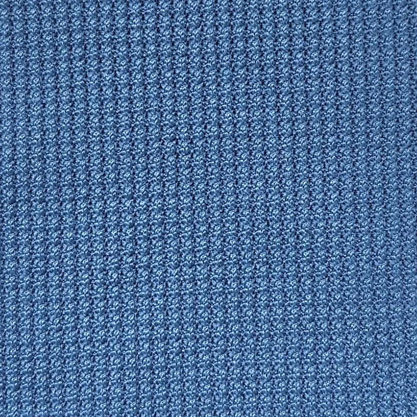Solid Waffle Polyester Spandex Knit Fabric - FAB1541