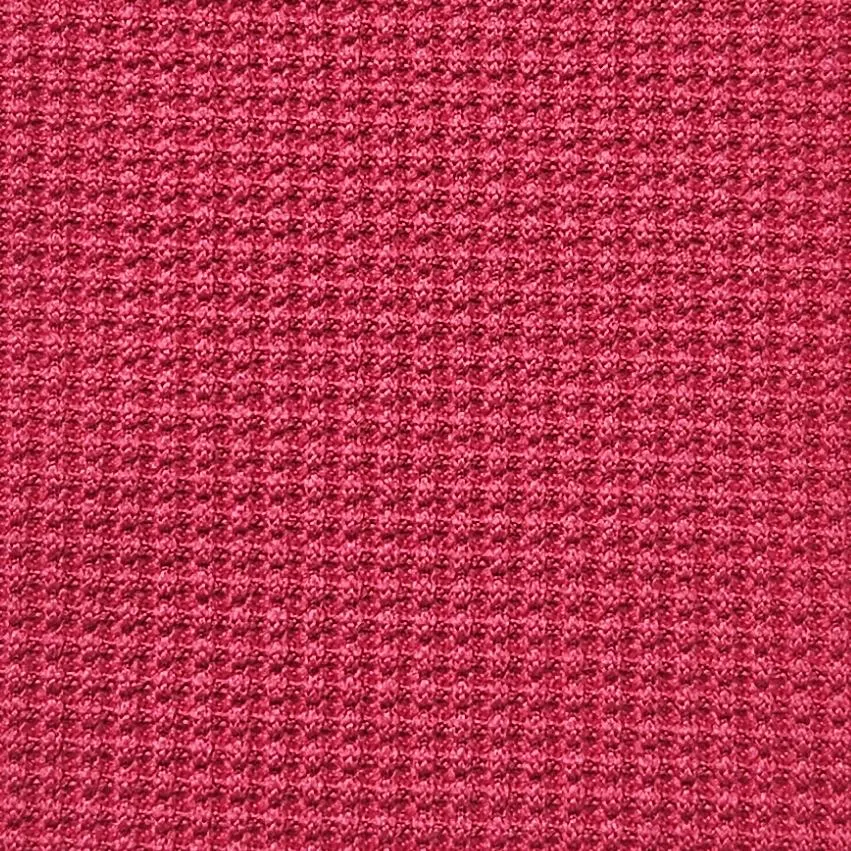 Solid Waffle Polyester Spandex Knit Fabric - FAB1541