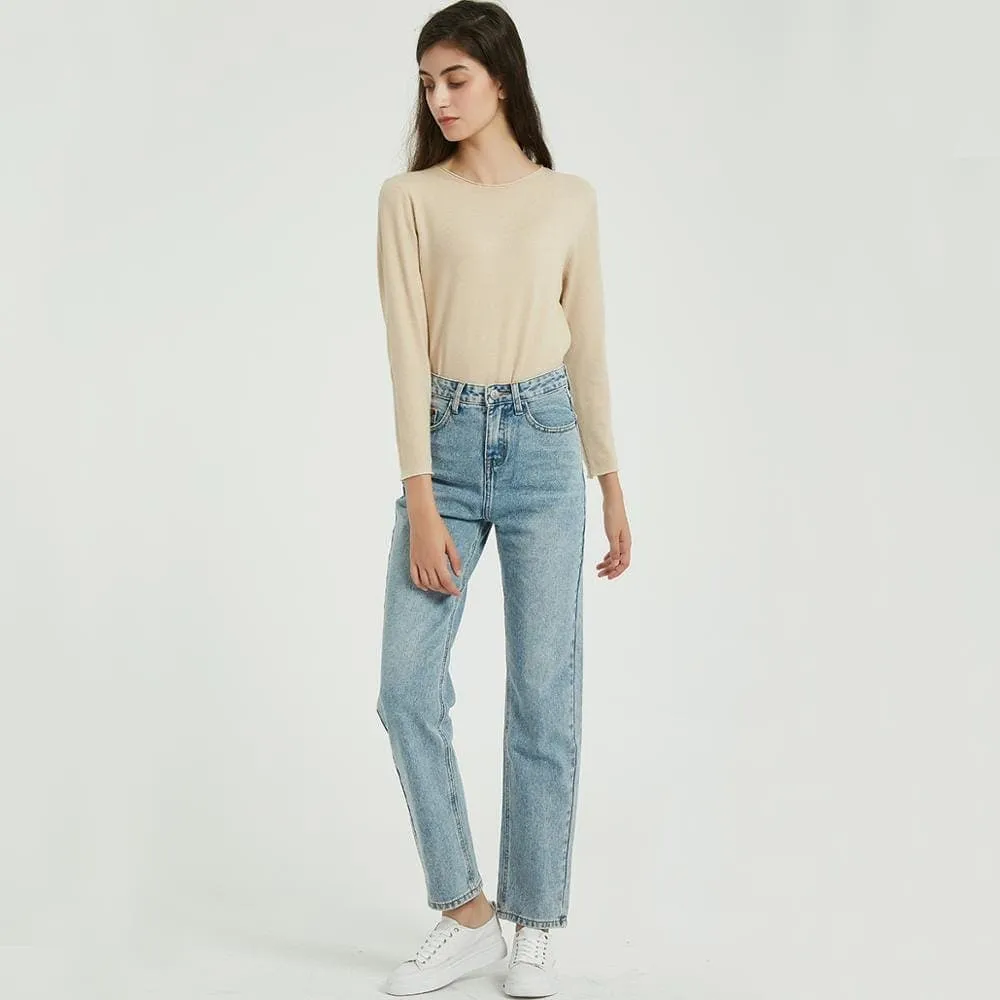 STRAIGHT CLASSIC DENIM PANTS