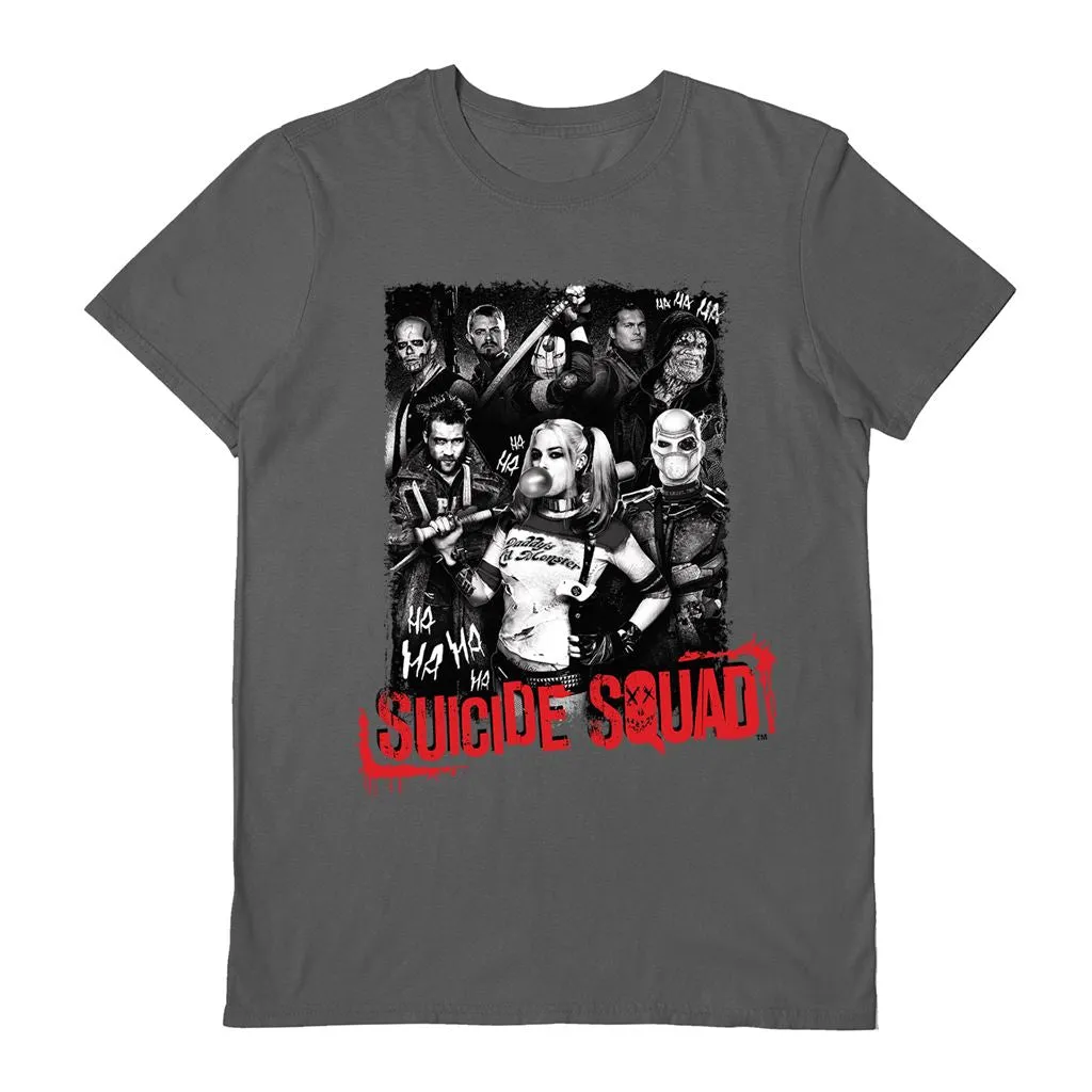 Suicide Squad (Team) Charcoal Unisex T-Shirt