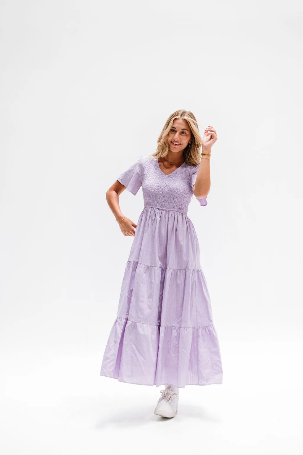 Tayla Dress in Lilac