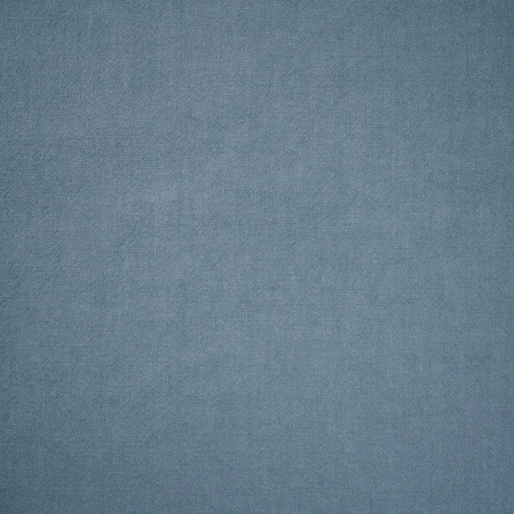 Washed Crinkle Cotton Solid Denim Blue