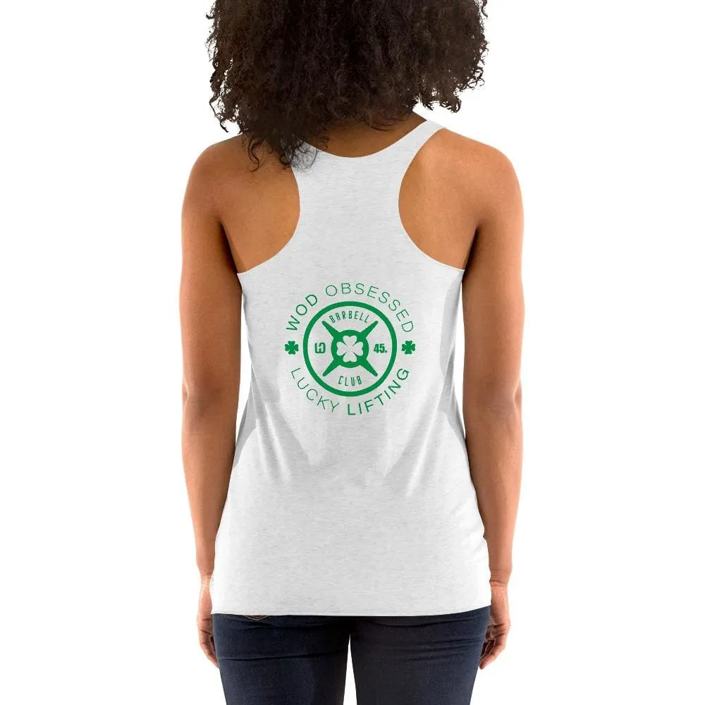 WOD Obsessed Lucky Lifting Women's Racerback Tank