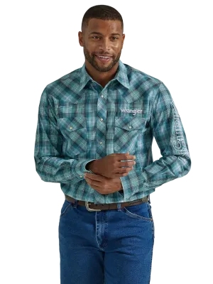 Wrangler Men's Larkspur Western Snap Shirt