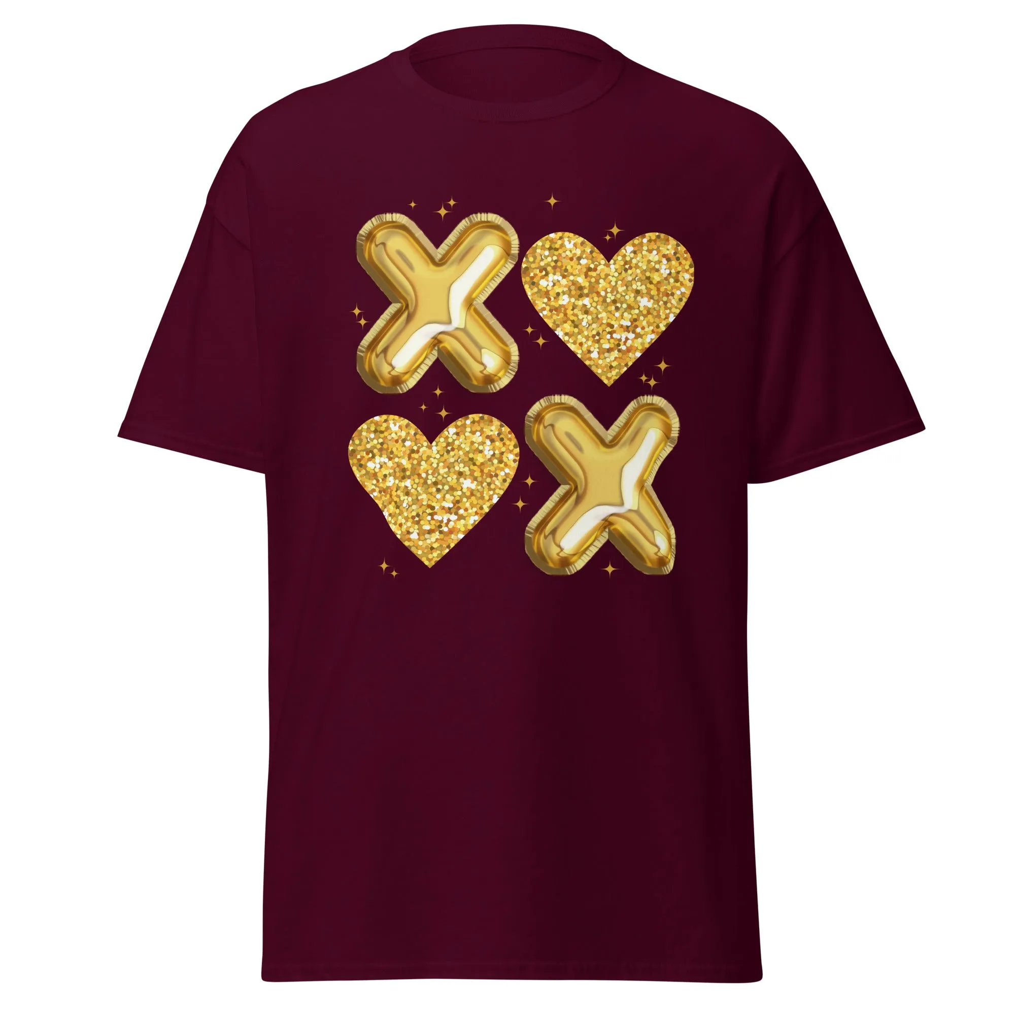 XOXO Gold - Valentine’s Day T-Shirt – Stylish & Comfortable Love-Inspired