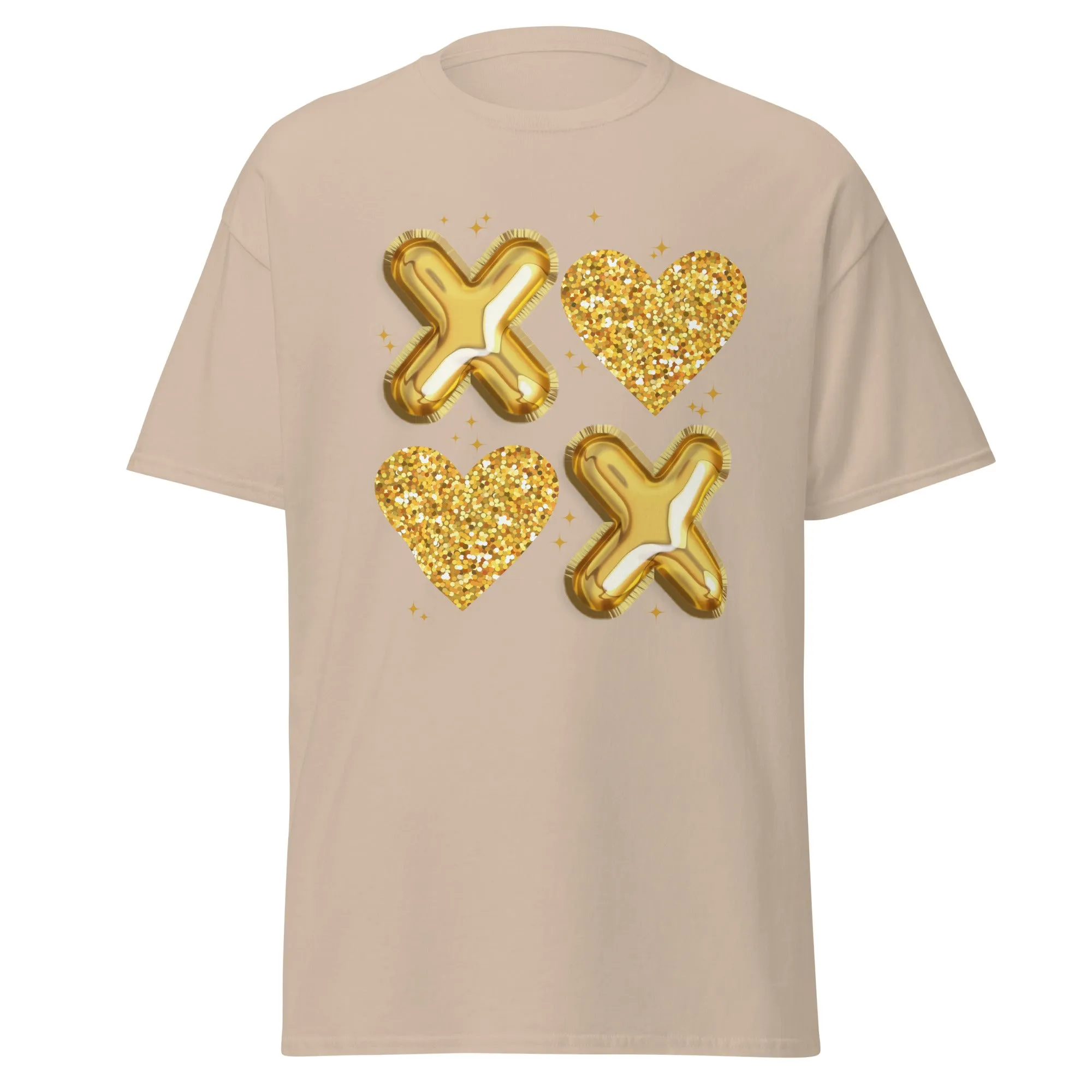XOXO Gold - Valentine’s Day T-Shirt – Stylish & Comfortable Love-Inspired
