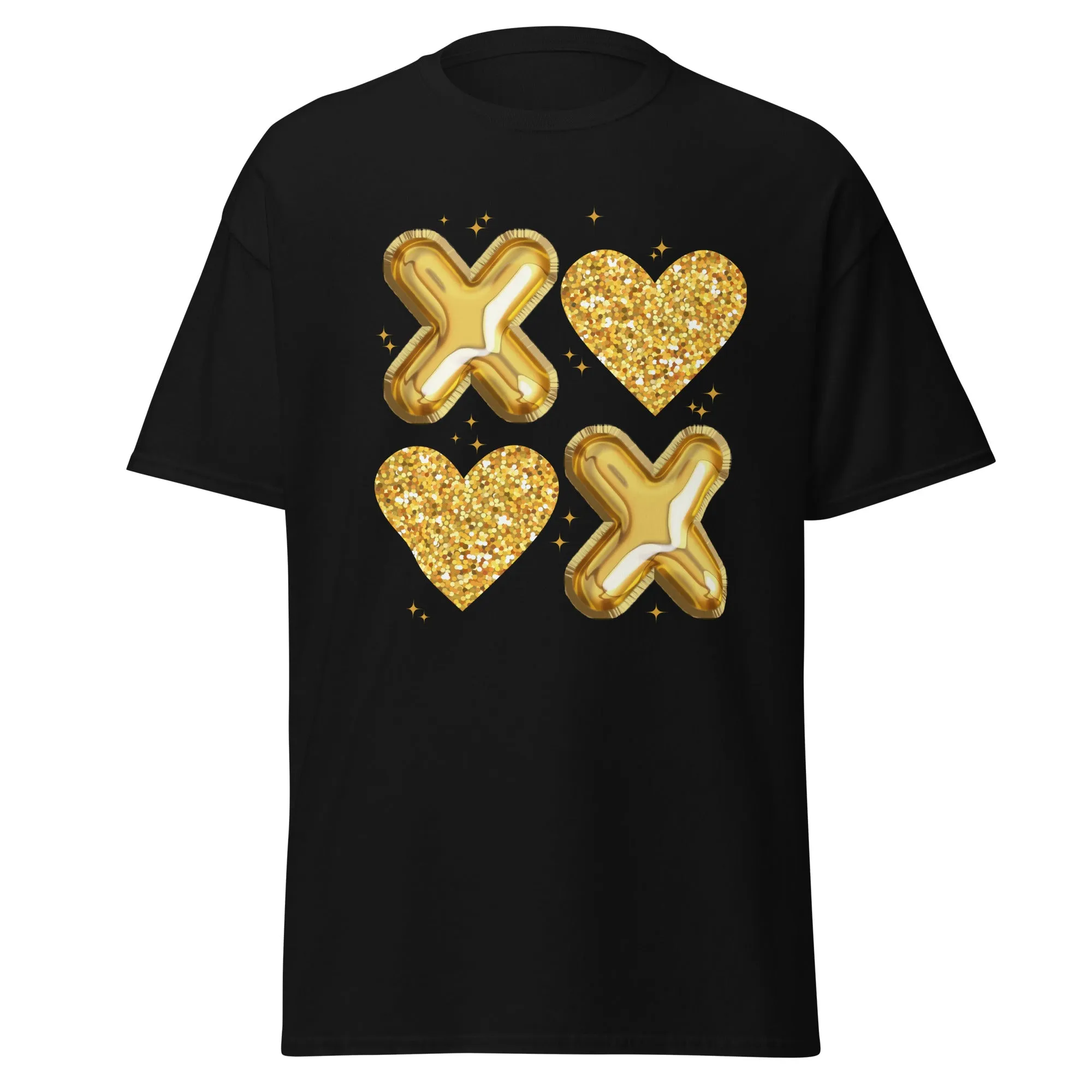 XOXO Gold - Valentine’s Day T-Shirt – Stylish & Comfortable Love-Inspired