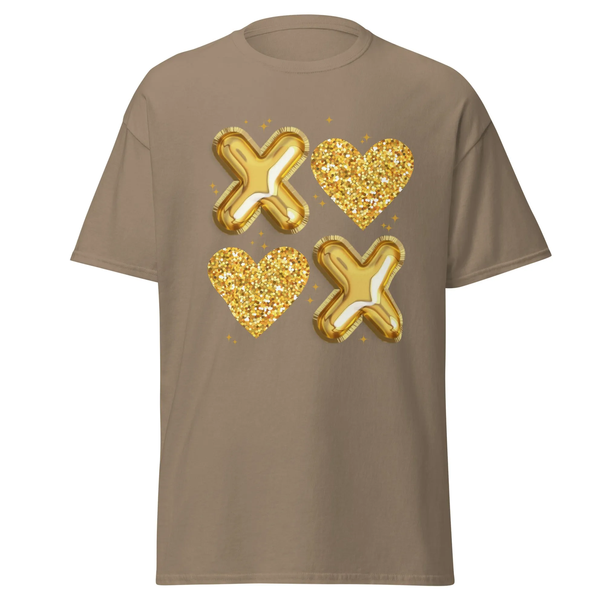 XOXO Gold - Valentine’s Day T-Shirt – Stylish & Comfortable Love-Inspired