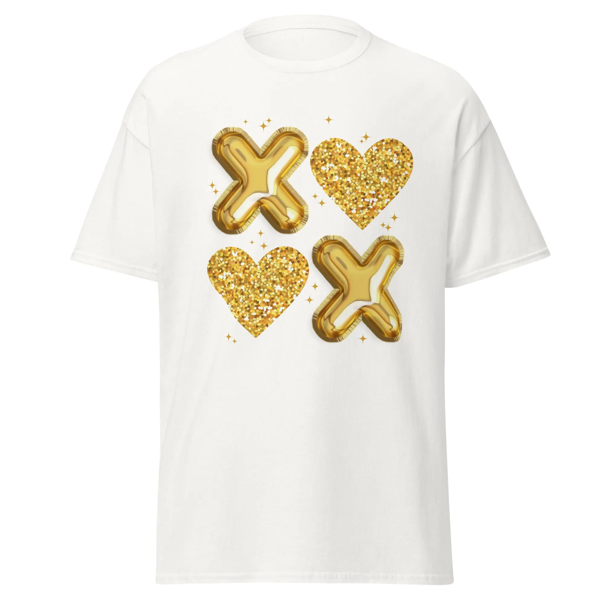 XOXO Gold - Valentine’s Day T-Shirt – Stylish & Comfortable Love-Inspired