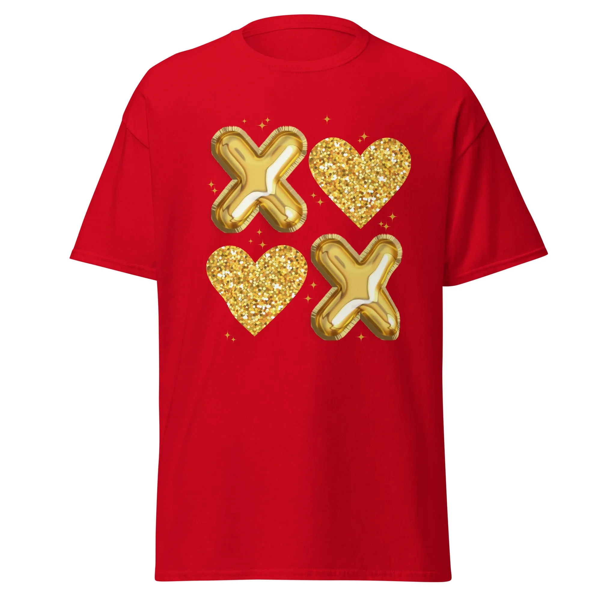 XOXO Gold - Valentine’s Day T-Shirt – Stylish & Comfortable Love-Inspired