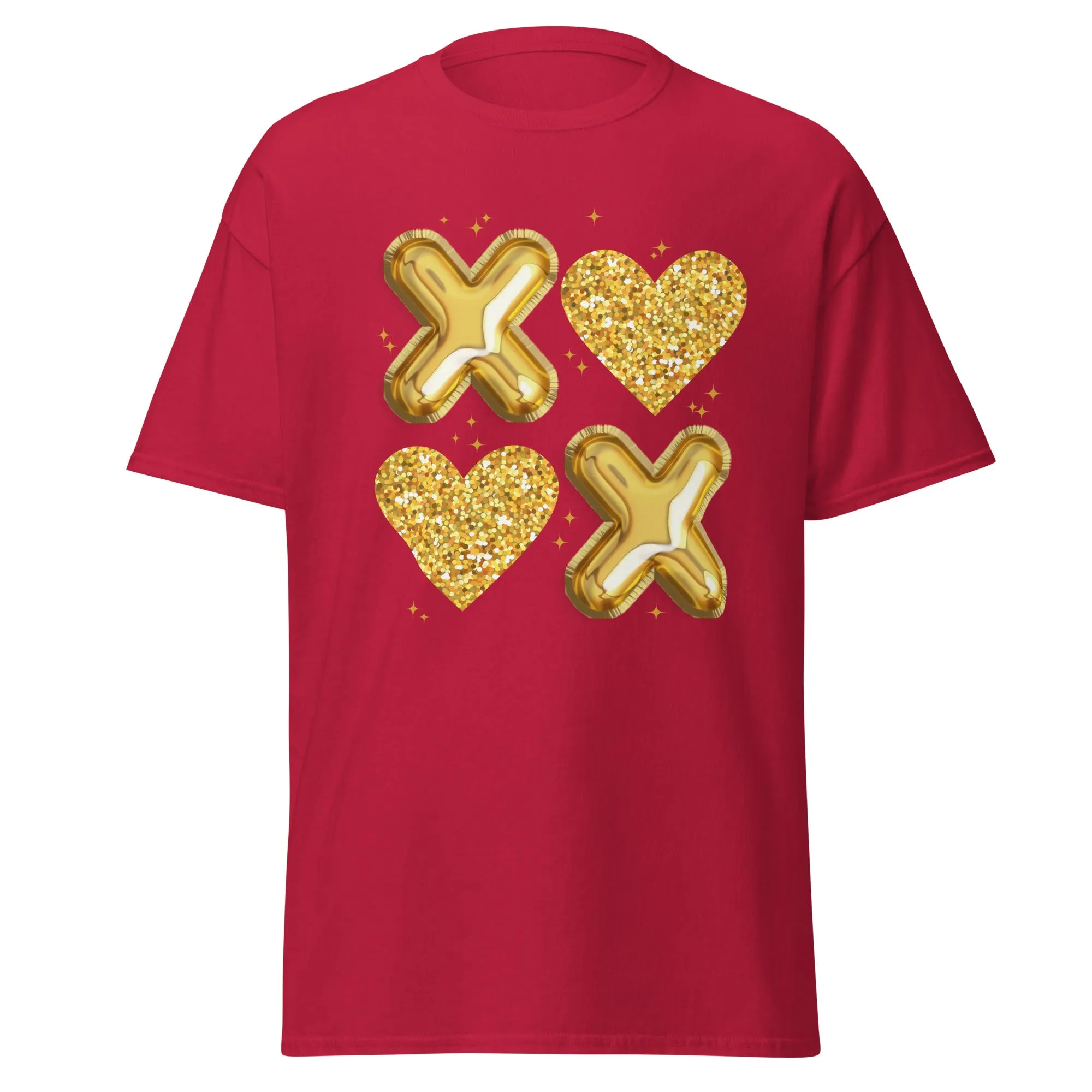 XOXO Gold - Valentine’s Day T-Shirt – Stylish & Comfortable Love-Inspired