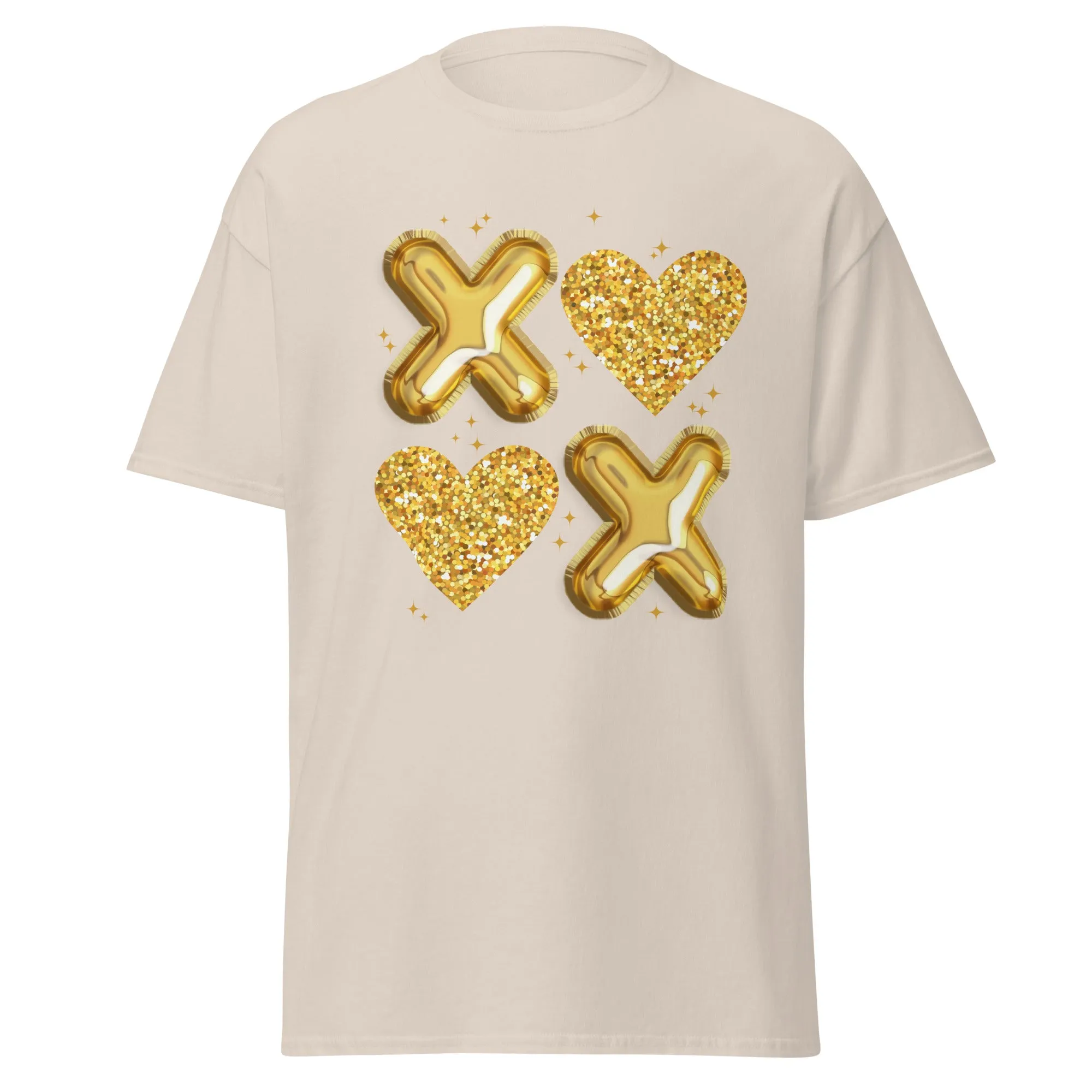 XOXO Gold - Valentine’s Day T-Shirt – Stylish & Comfortable Love-Inspired