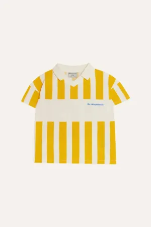 Yellow Stripes Kids Polo