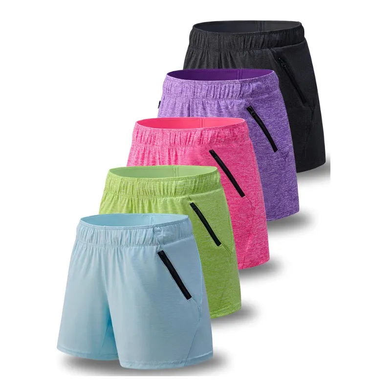 Zippered Pocket Gym Shorts – Pack Of Comfortable Activewear