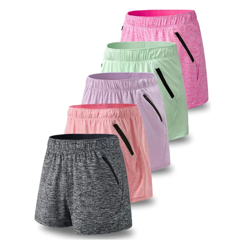 Zippered Pocket Gym Shorts – Pack Of Comfortable Activewear