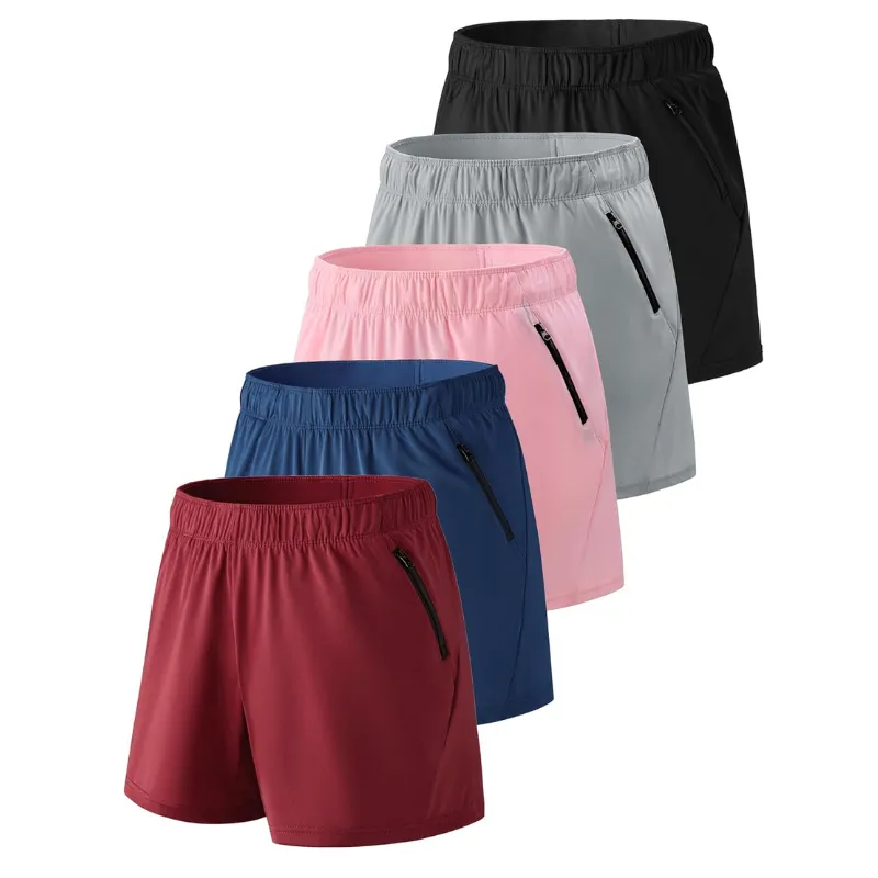 Zippered Pocket Gym Shorts – Pack Of Comfortable Activewear