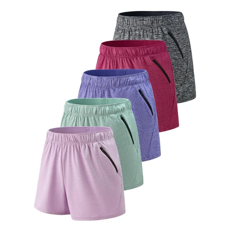 Zippered Pocket Gym Shorts – Pack Of Comfortable Activewear